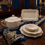 Service de Table de Luxe "Arabesque Impériale" – 21 Pièces