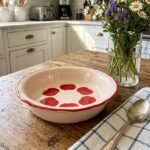 Plat à Four Festonné en Céramique – Couronne de Pommes