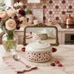 Petite Cocotte Romantique Motif Cœurs "Amour et Lumière"